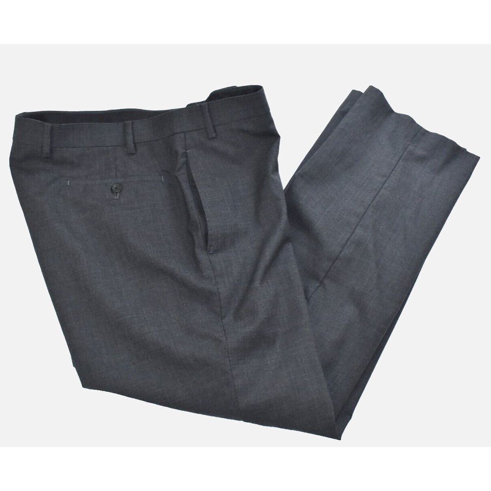 Lauren Ralph Lauren Men Dress Pants Size 38 X 30 Gray Wool Total Comfort